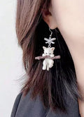 Dangling Cats Earrings
