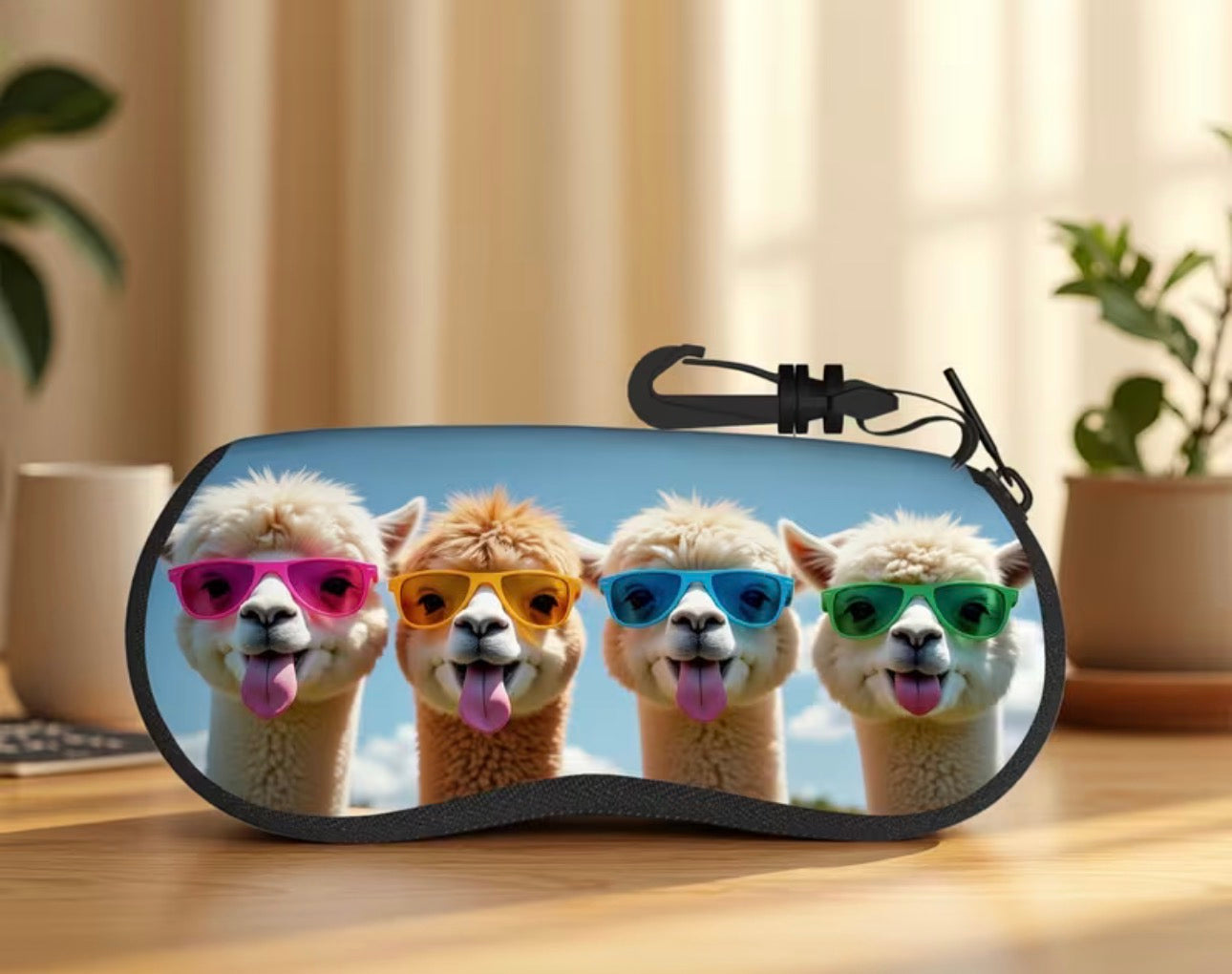 Llamas Soft Glasses Case