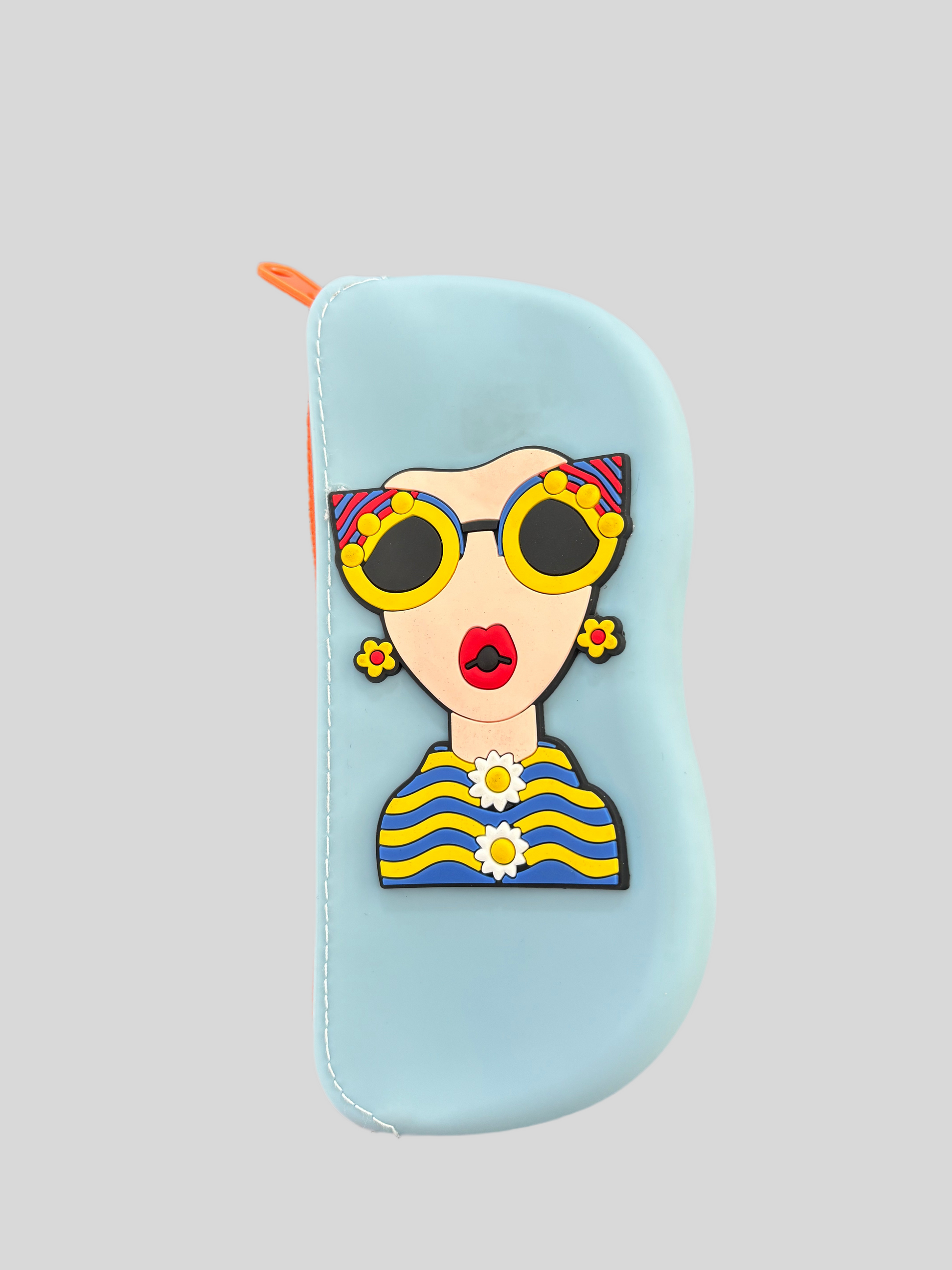 Funky Lady Glasses Case with Strap