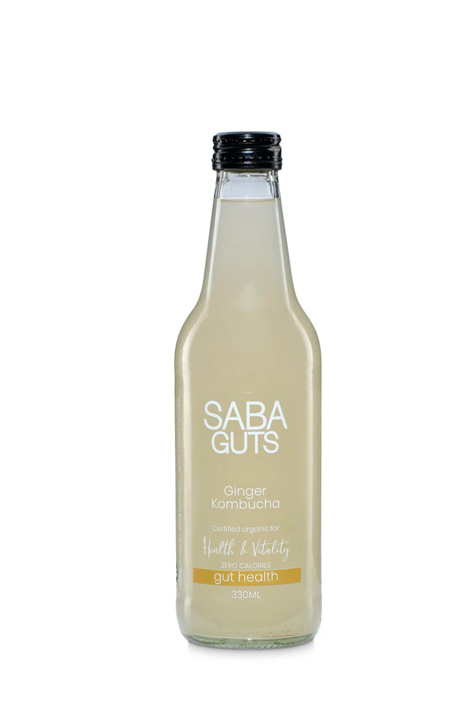 Ginger Kombucha No Sugar  330mL