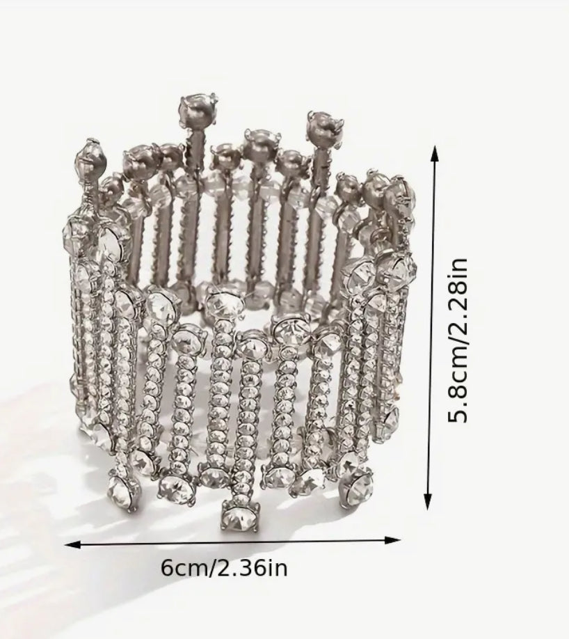 Bracelet élastique en diamant