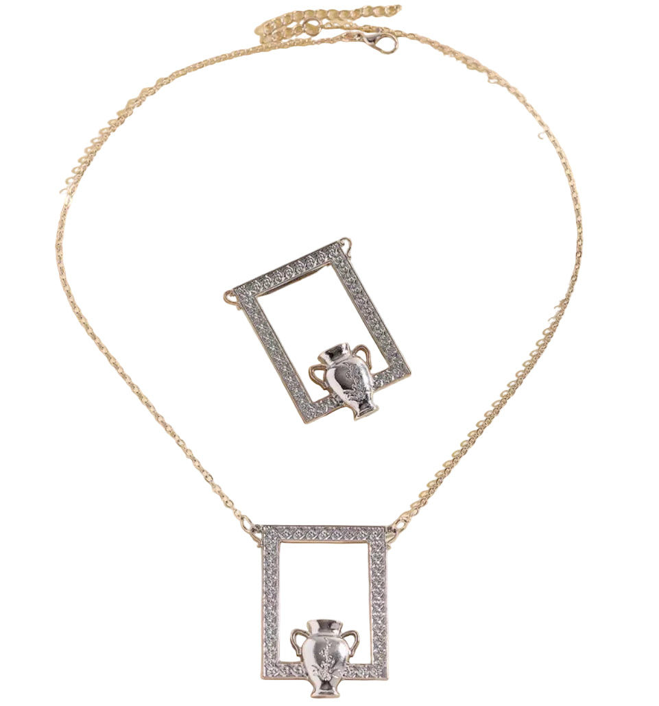Bouquet Necklace or Brooch