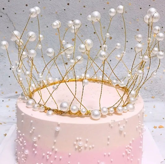 Pearl Ring cake topper