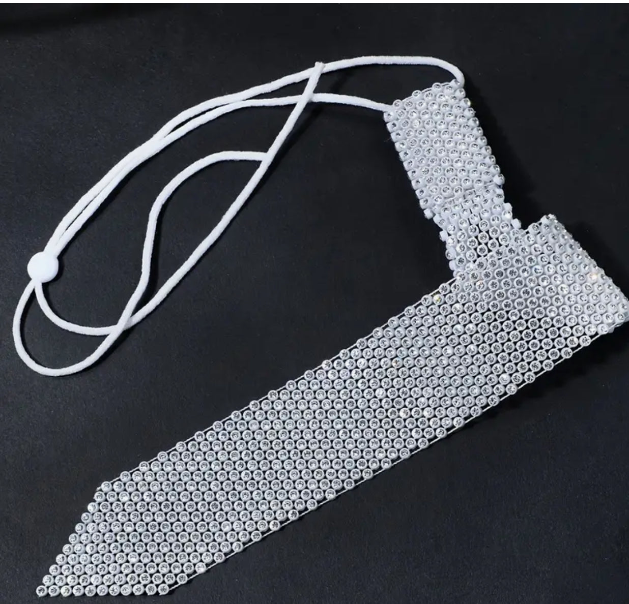 Flexible Rhinestone Tie