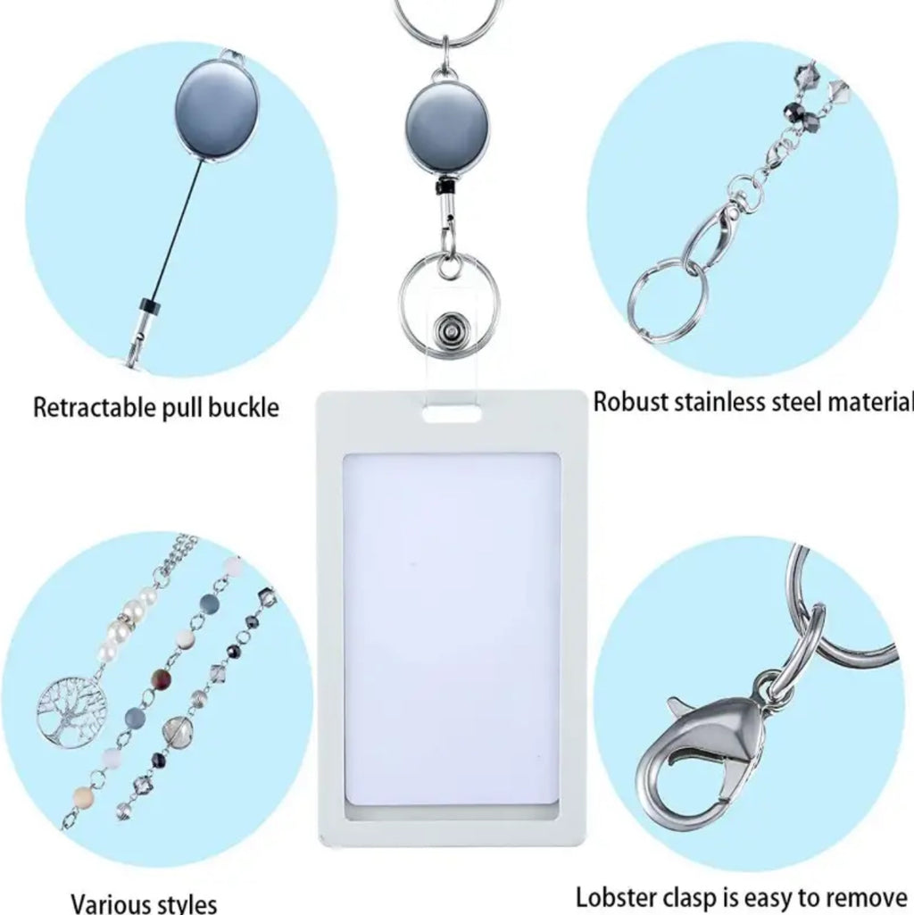 Cordon en acier inoxydable avec perles