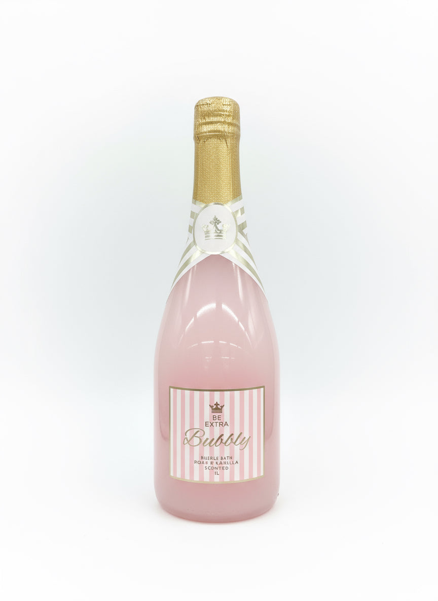 Champagne bubble bath