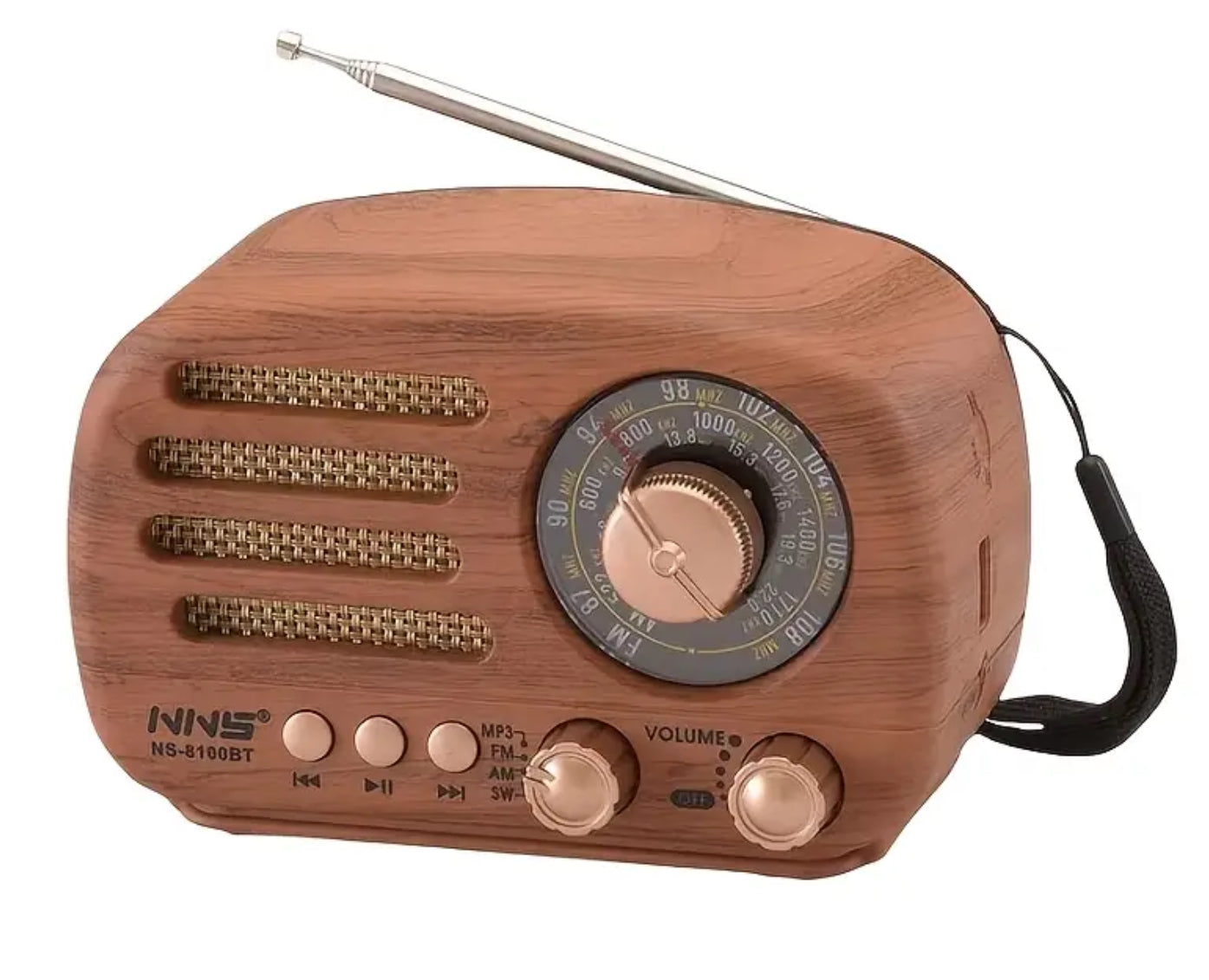 Portable Radio Speaker (Light Brown)