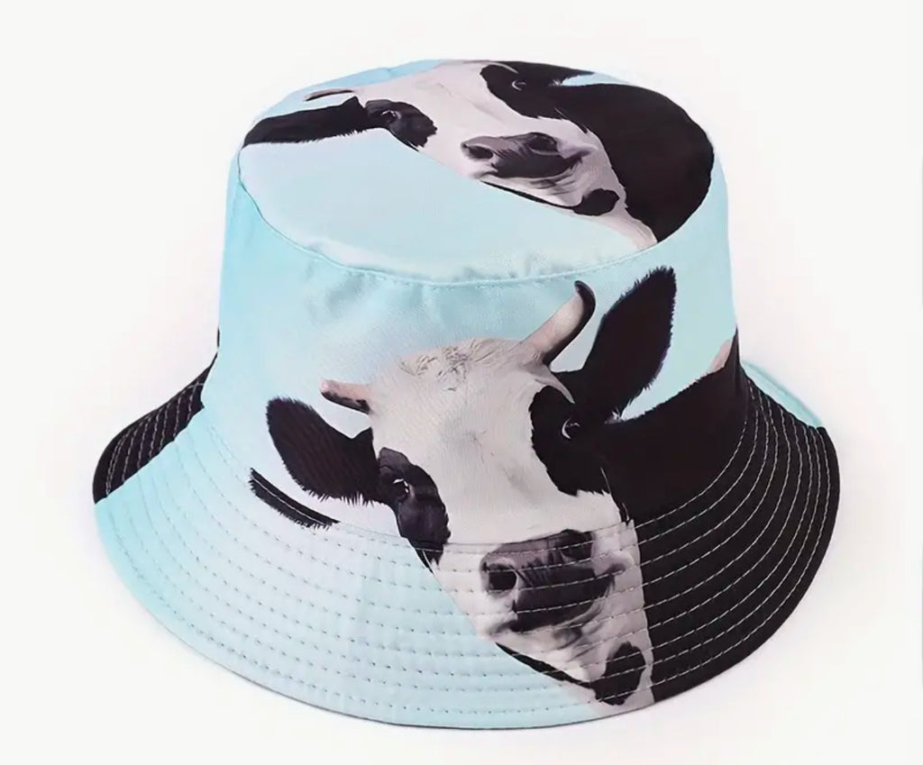 Cow bucket hat