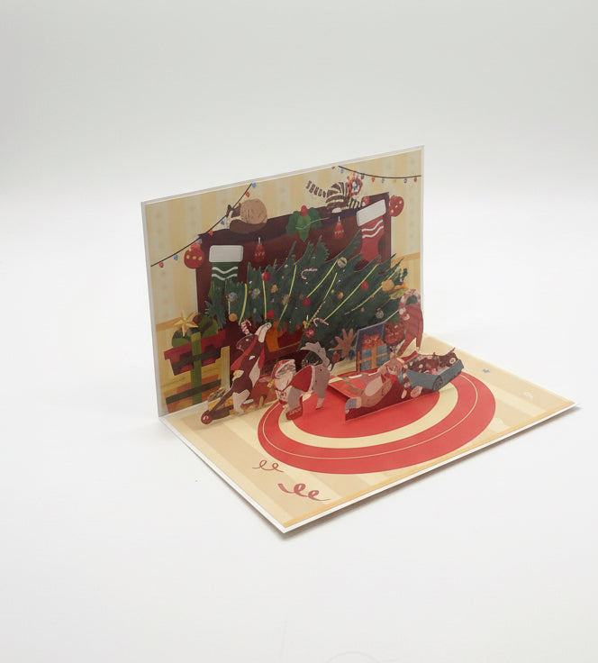 3D Greeting Pop-Up Card - Christmas Card