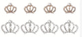 Breloque couronne en diamant (2 styles)