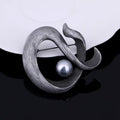 Vintage Border Alloy Brooch