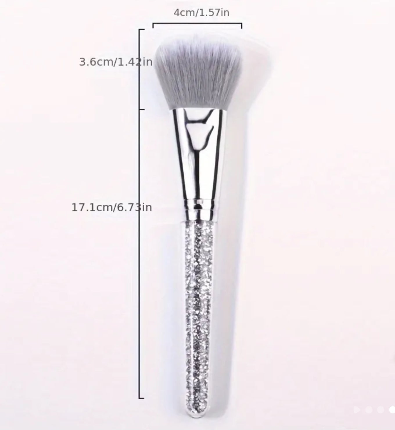 Diamonte make-up brush