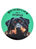 Ceramic Dog Coaster- Rottweiler