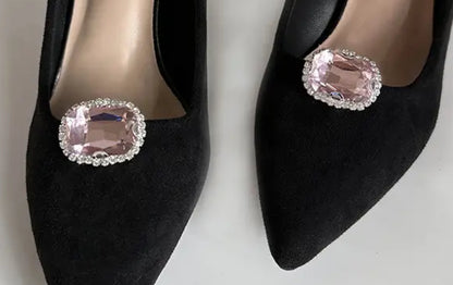 Gem shoe clips (medium rectangular)