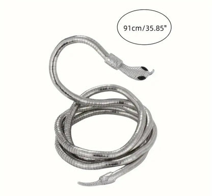 3-in-1 Snake Hair Tie, Necklace & Bracelet