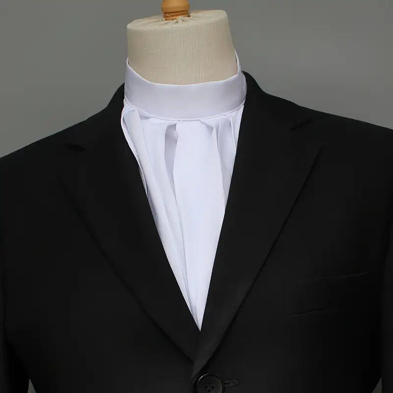 Vintage Ruffle Neck Faux Collar