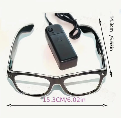 LED light-up glasses