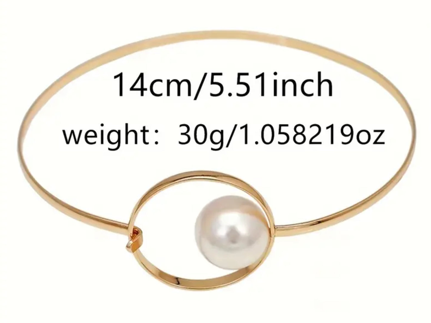 Golden Pearl Choker