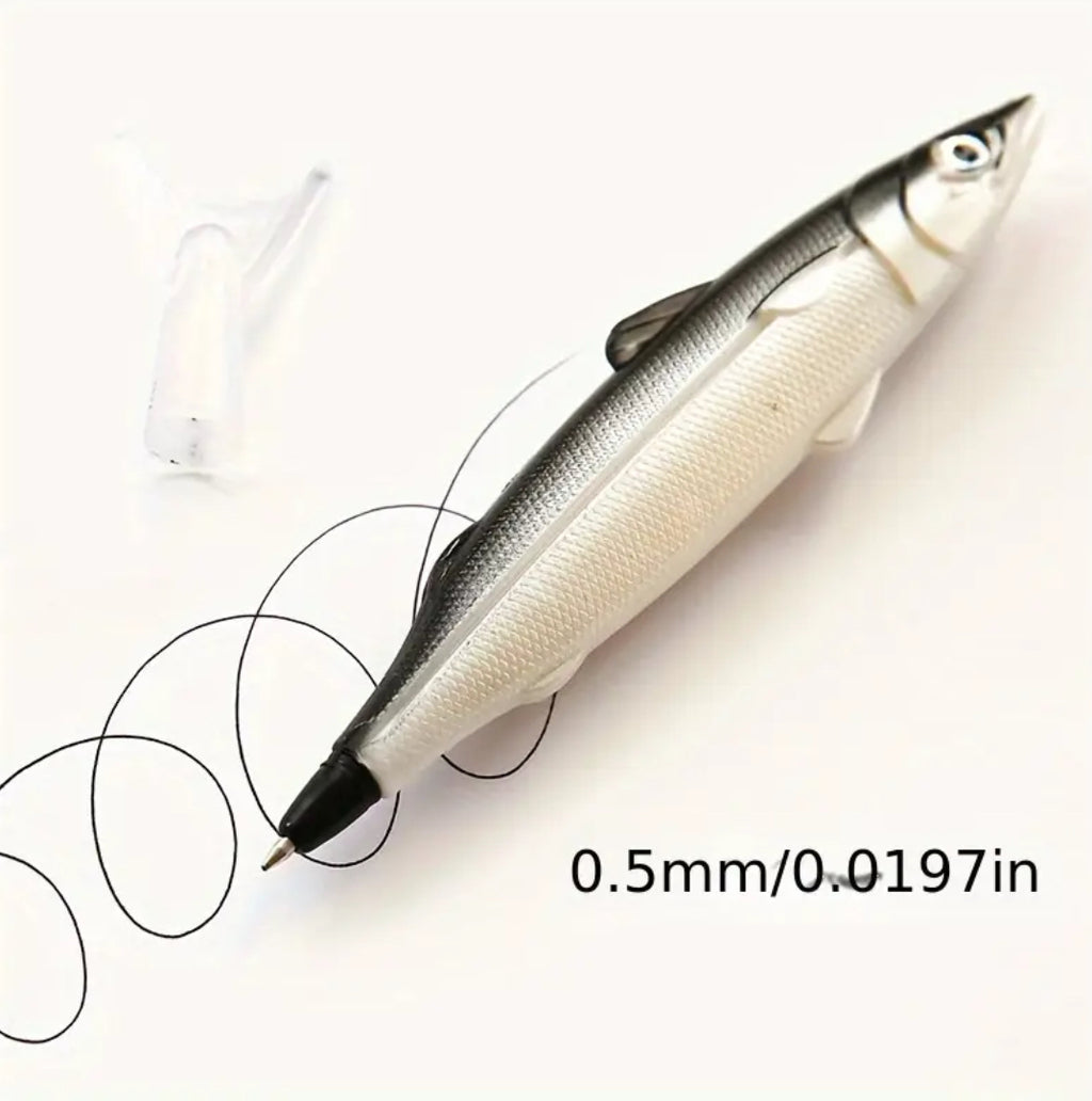 Stylo à bille noir Fish