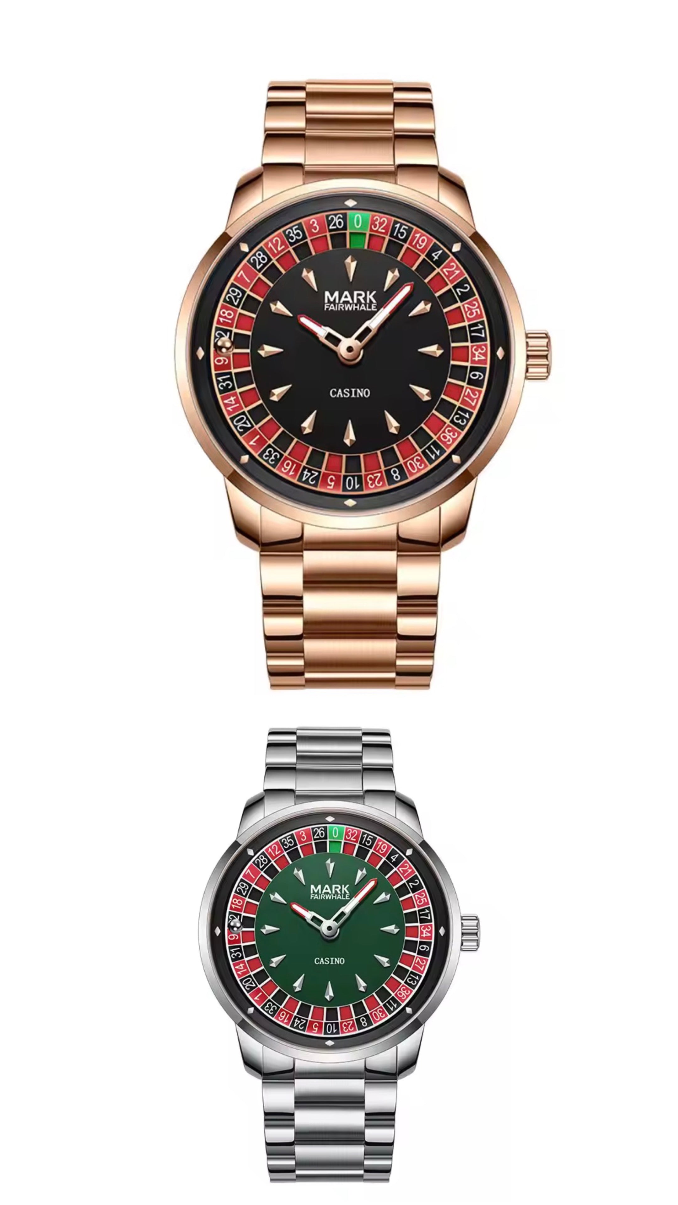 Roulette Stainless Steel Watch
