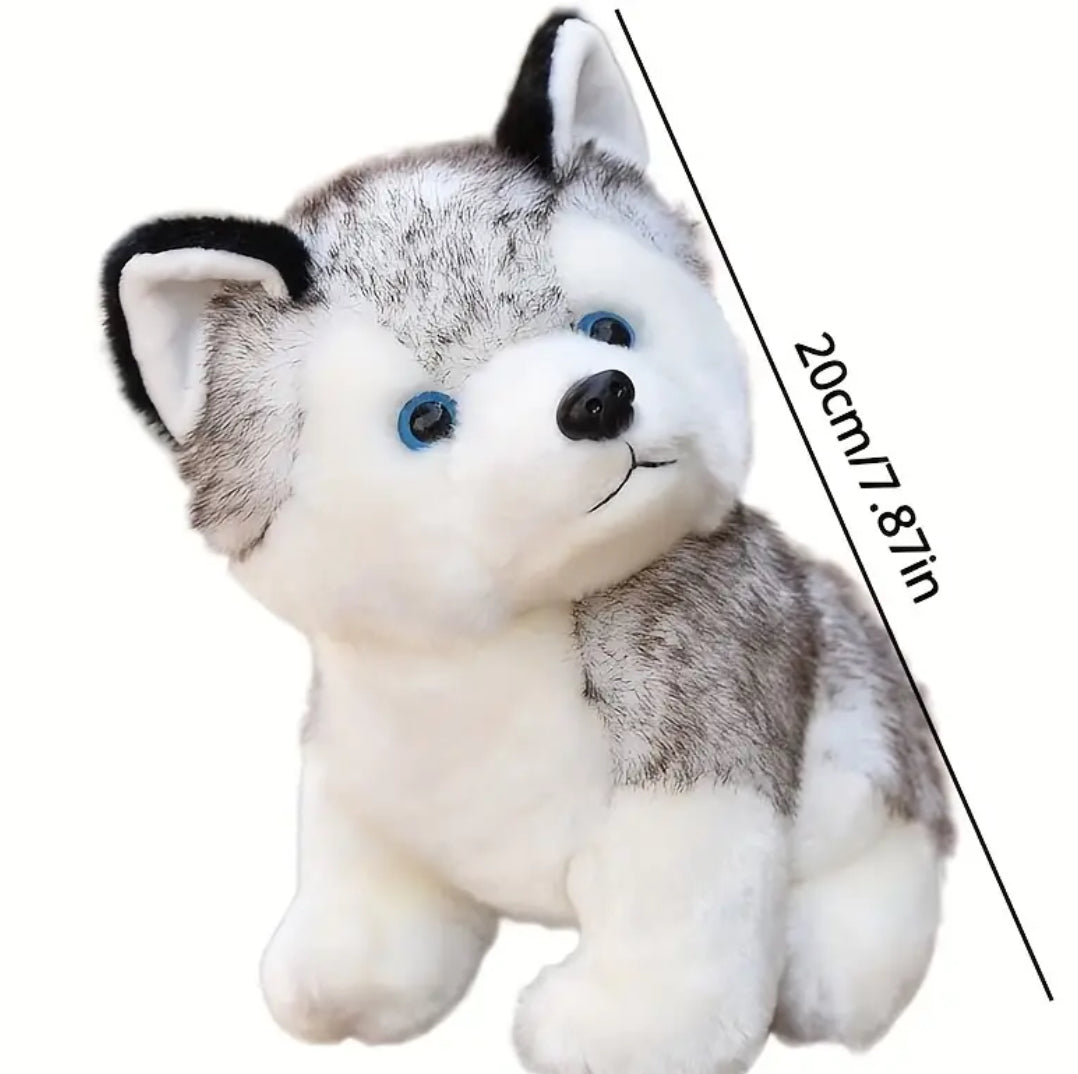 Peluche chien Husky