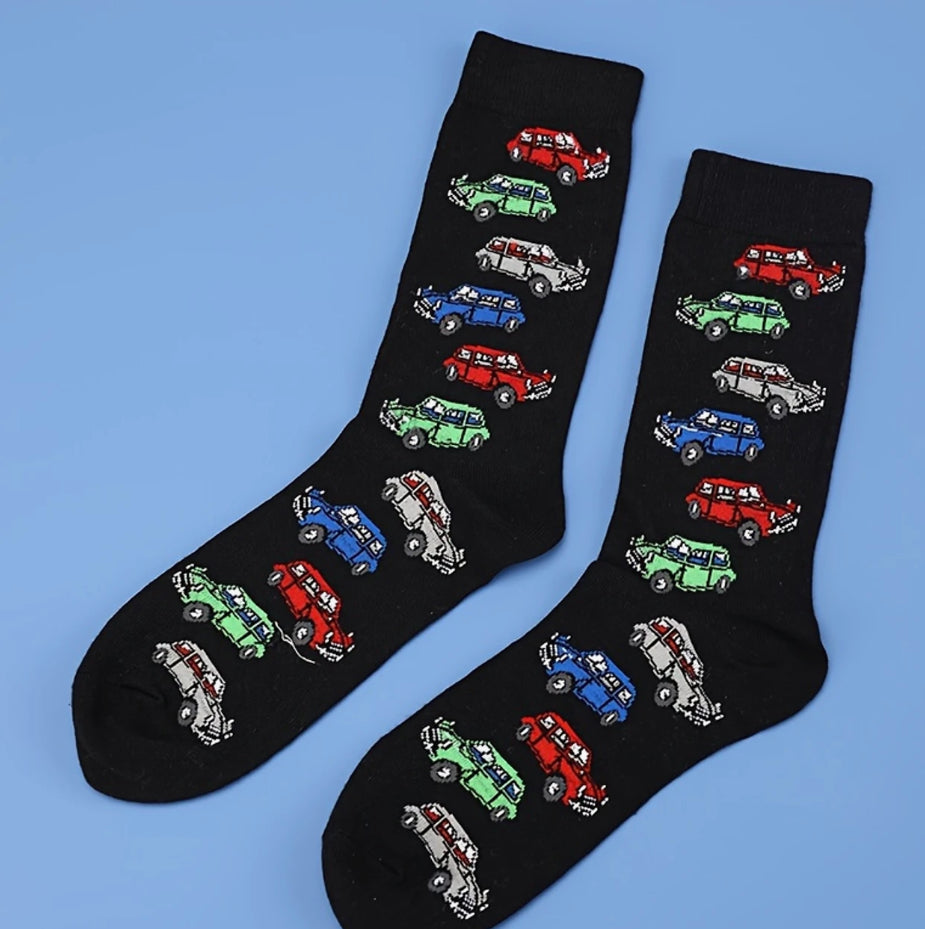 Vintage Car Socks