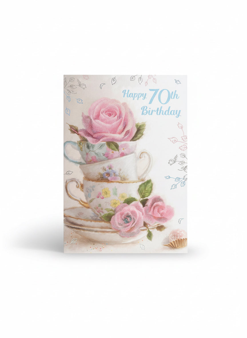 70 Birthday Day Card