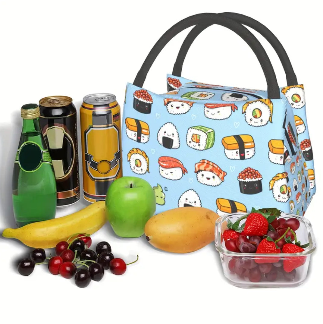 Sushi insulated lunch bag