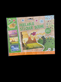 Dinosaur peelable Sticker Scene
