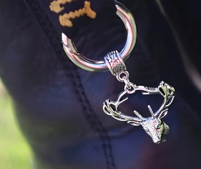 Deer Boot Shoe Clip-on Charms