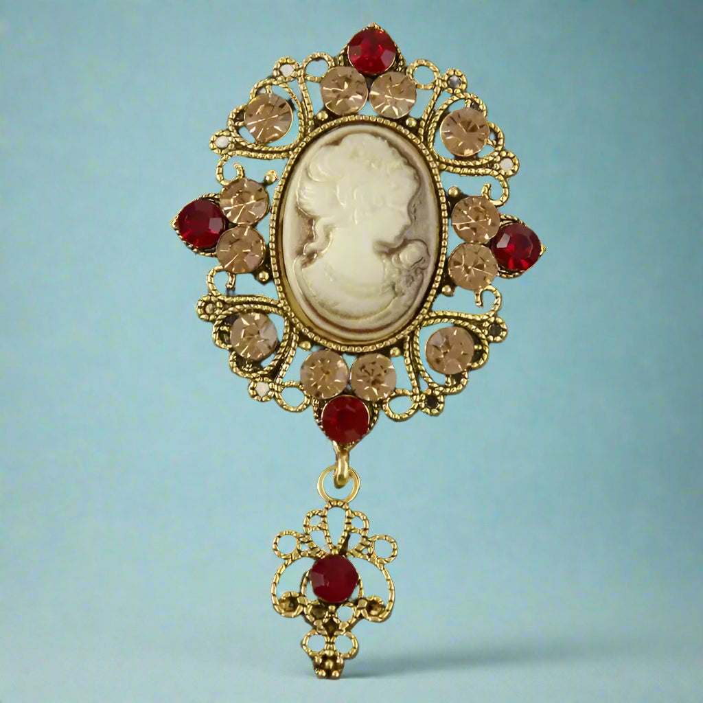 Medieval-Inspired Vintage Punk Brooch