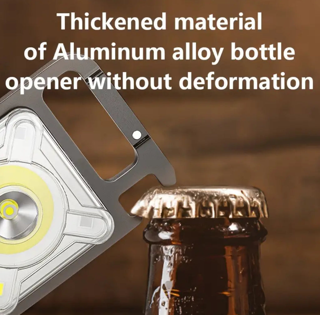 Lampe frontale portable polyvalente et décapsuleur