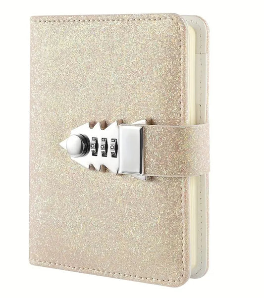 A7 ruled notebook with lock (different colours)