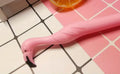 Stylo flamant rose