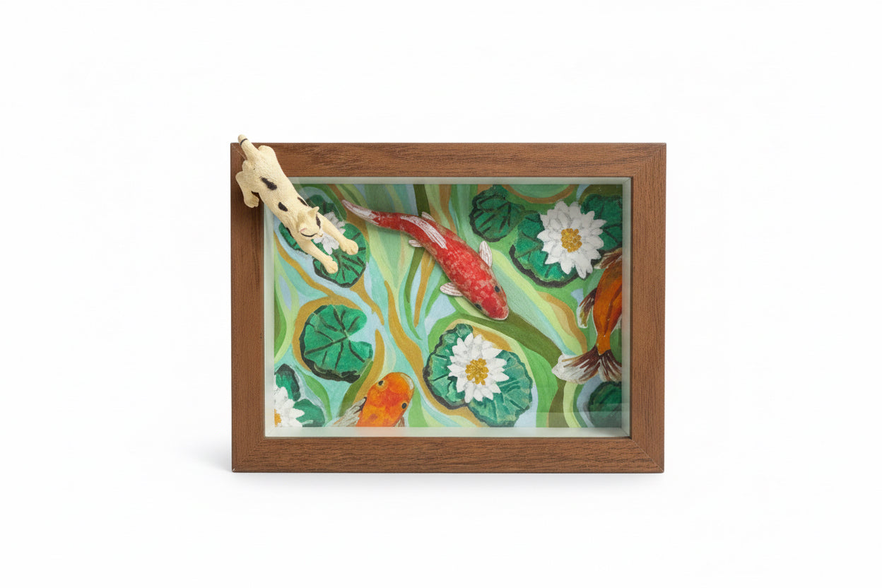 ART &  CRAFT CAFE- Create a 3D picture in Frame Box