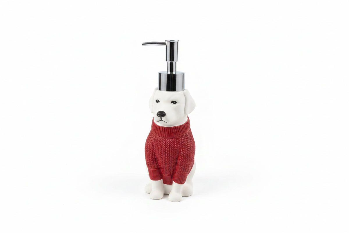 Dog With Sweater Soap Dispenser
