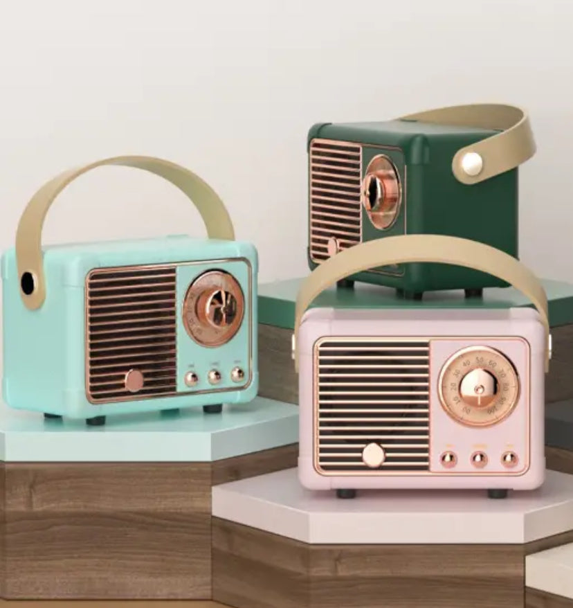 Retro Mini Portable Wireless Speakers