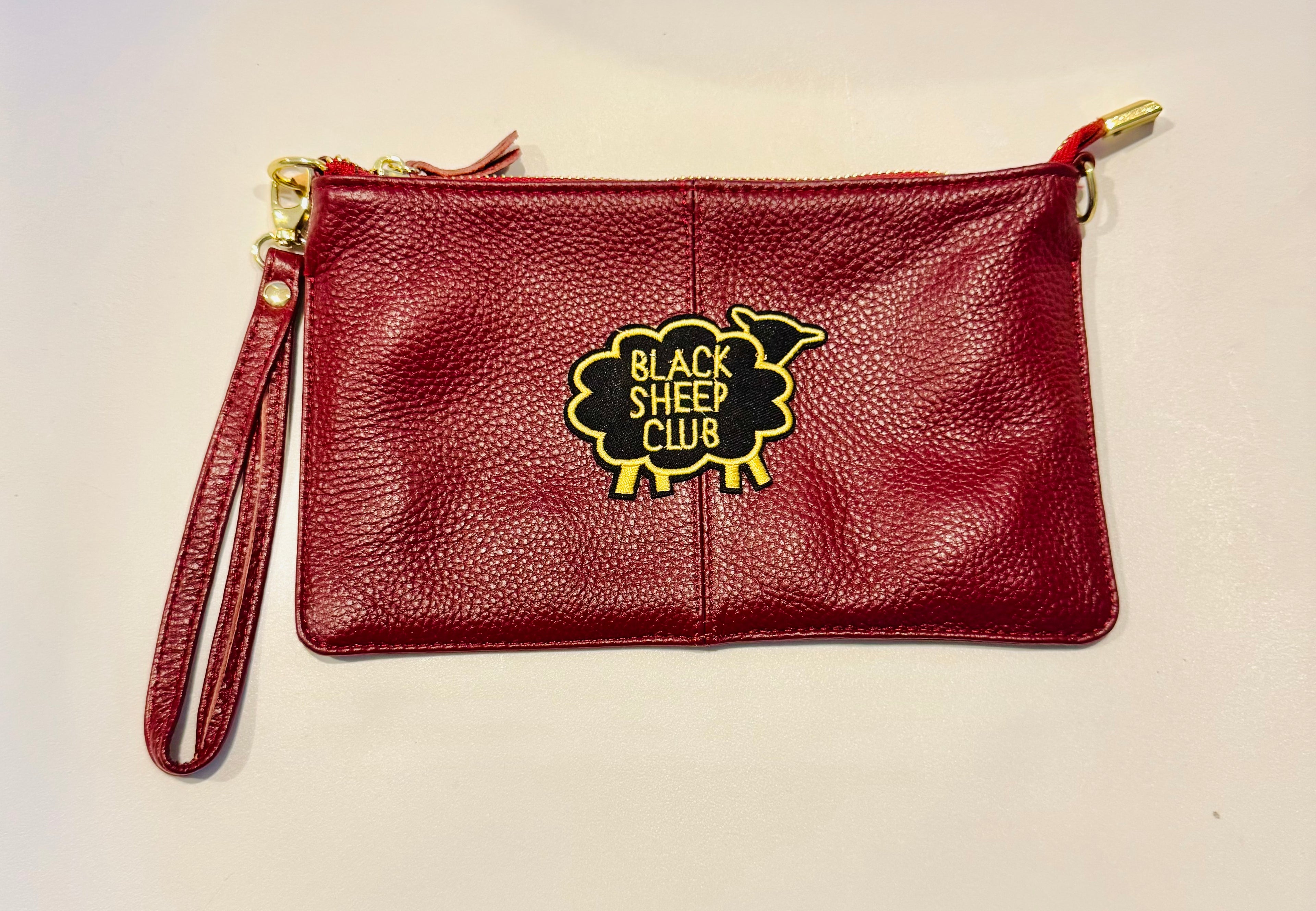 Black Sheep Club Leather Clutch