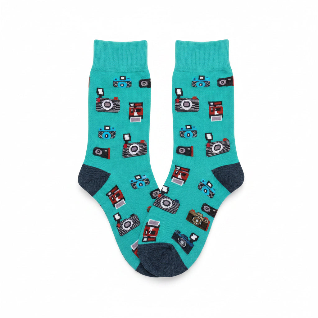 Retro Camera Socks