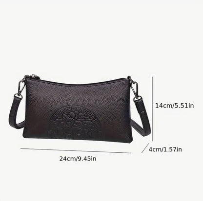 Black Leather Medusa bag