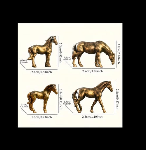 Handcrafted Brass Horse