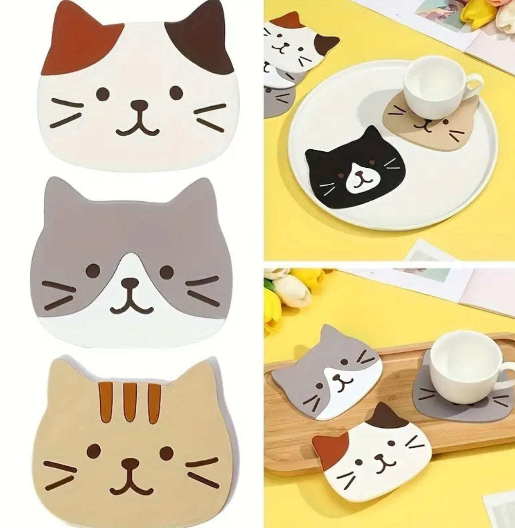 Silicone Cat Coaster