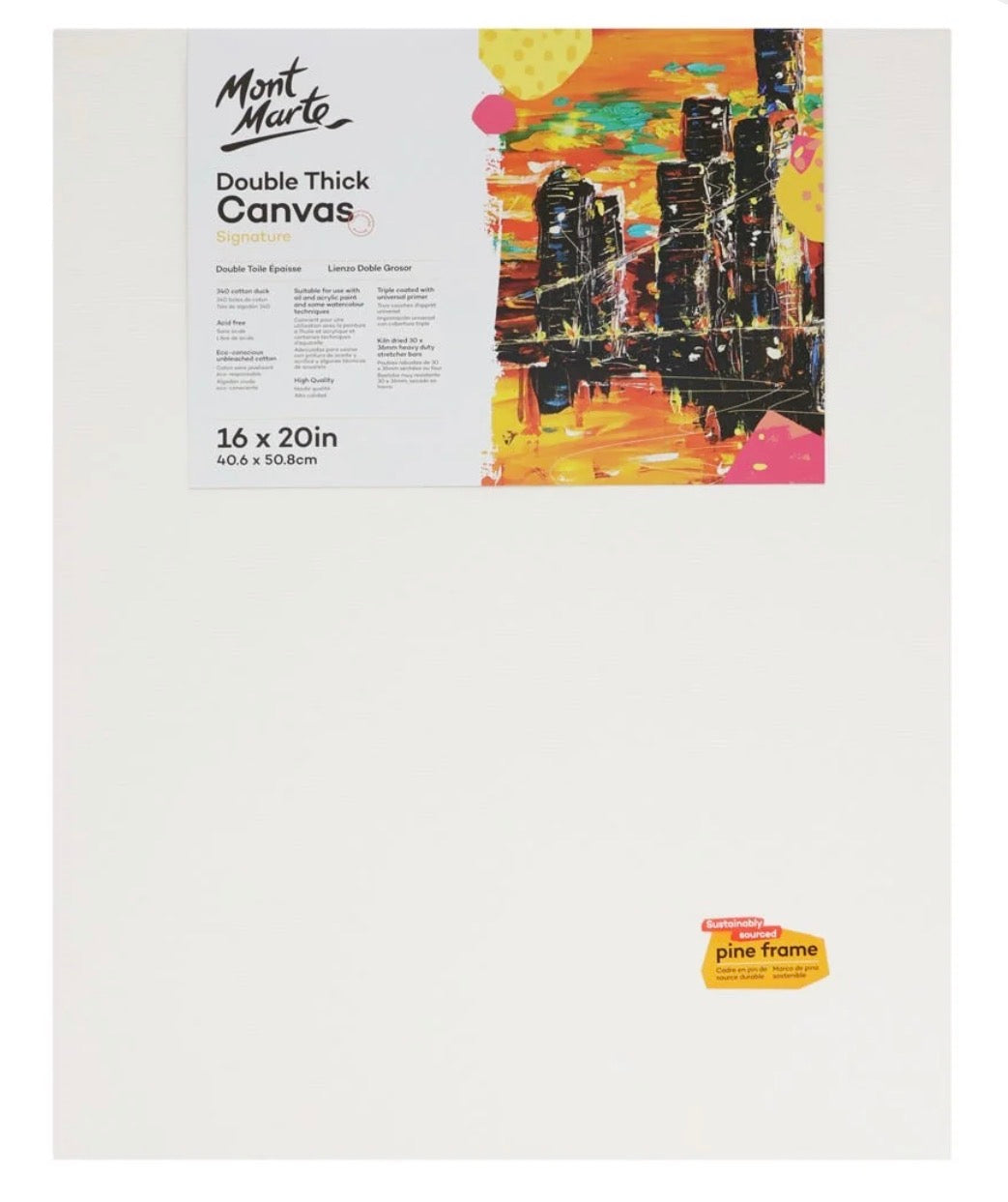 Double-Thickness Canvas 16 x 20 inches ( 40.6 x 50.8cm)