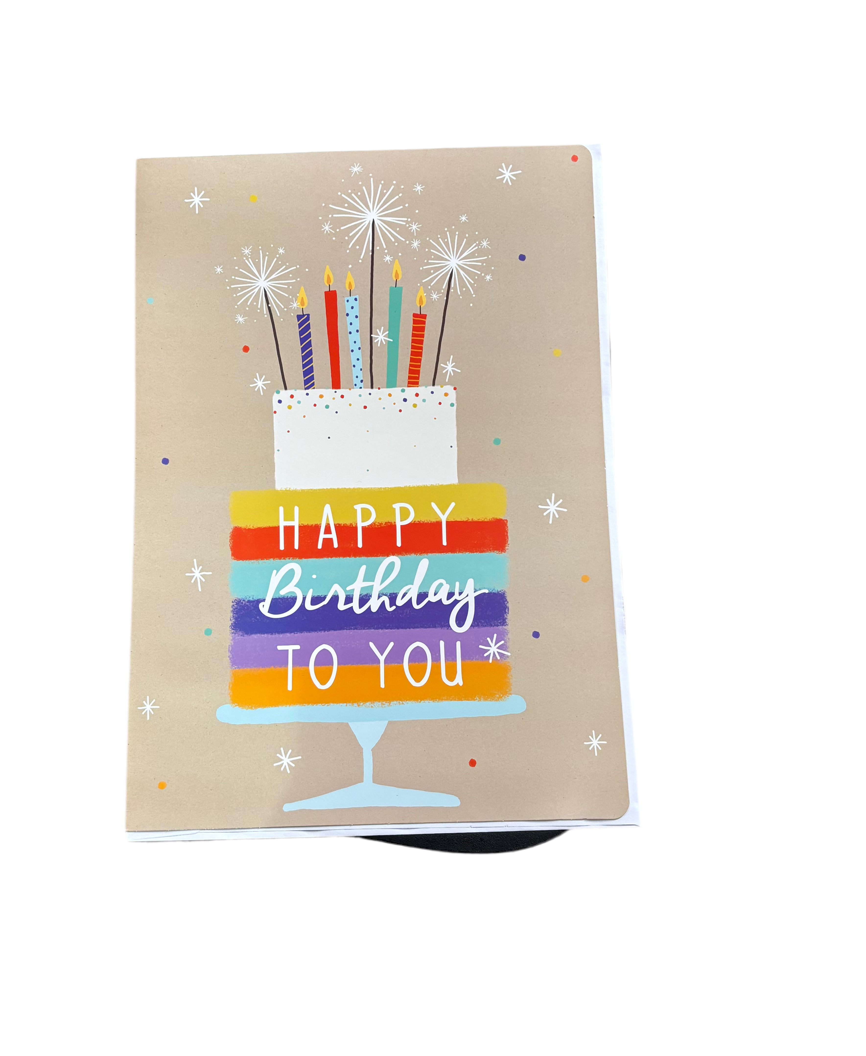 Carte d'anniversaire géante