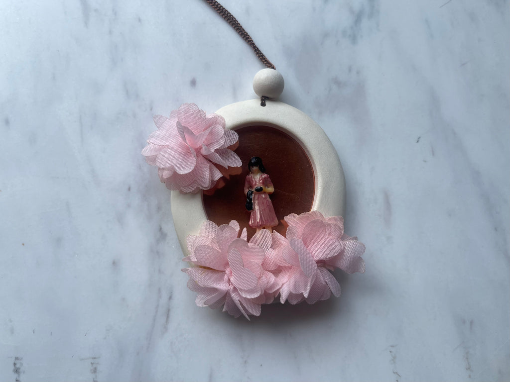 Collier artisanal chaîne en or rose 80 cm