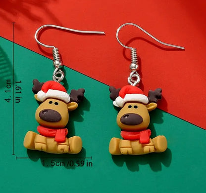 Christmas Reindeer Earrings