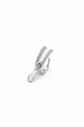 Zipper diamanté ear cuff