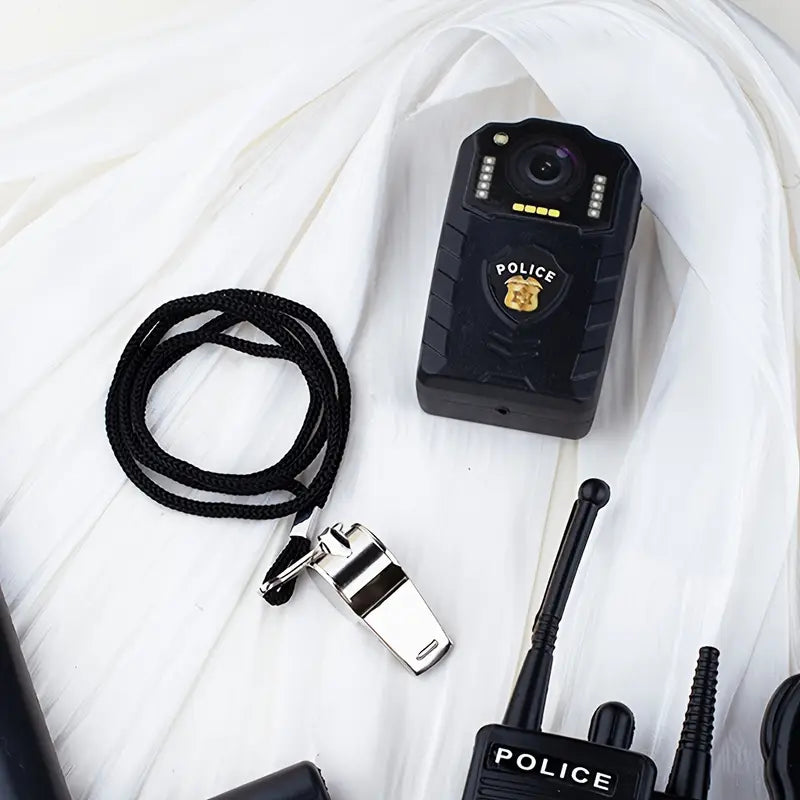 Unisex Anime Police Officer Costume Accessories Set