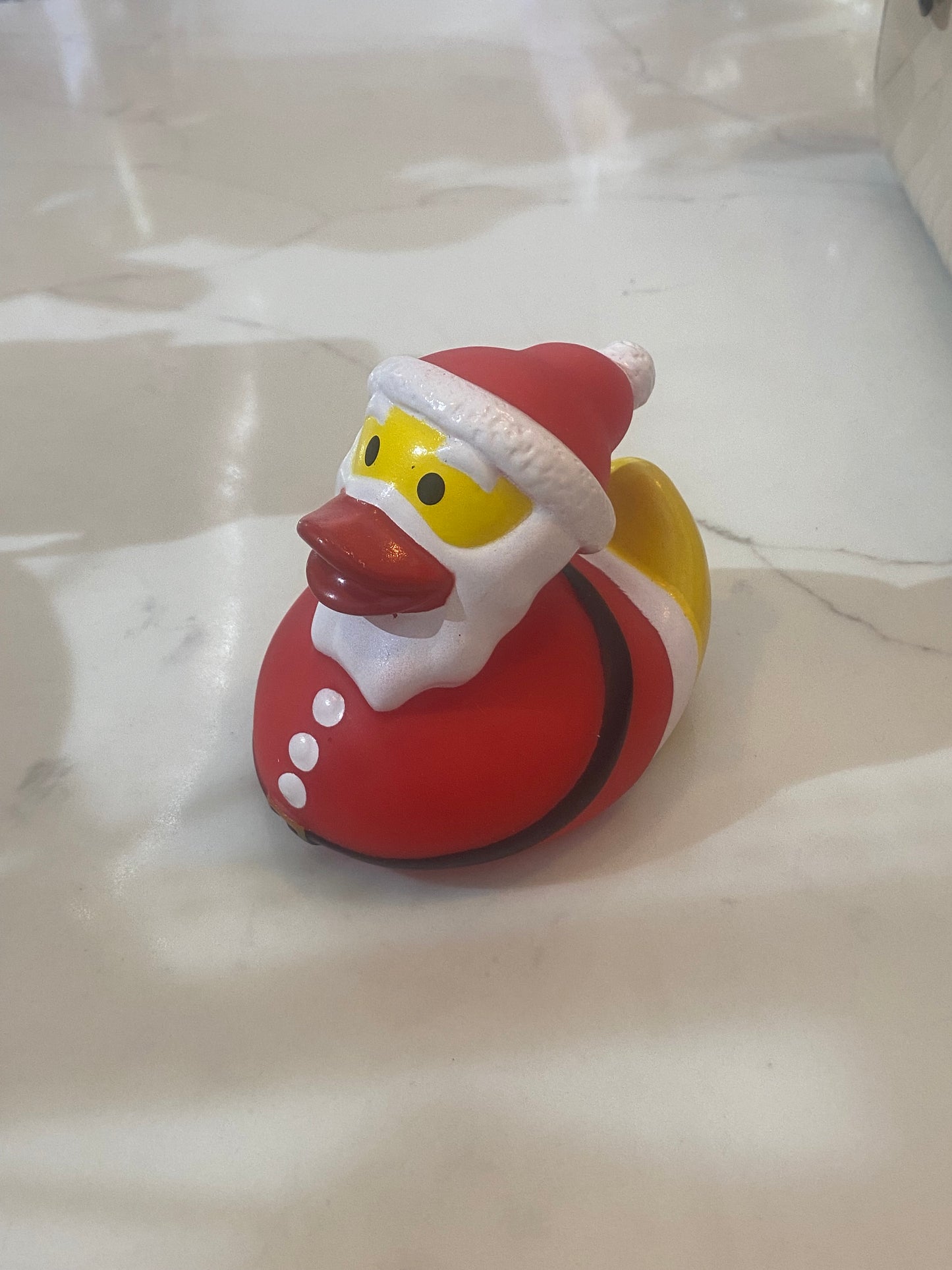 Santa rubber duck