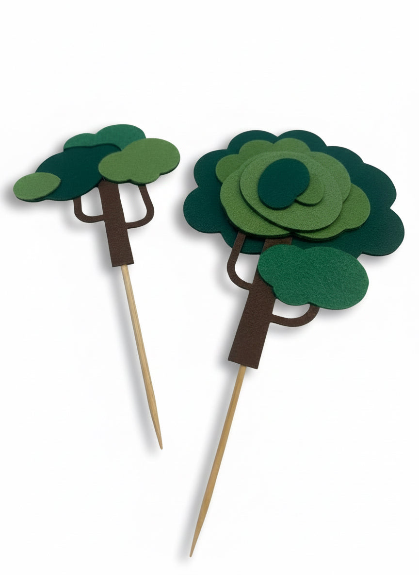 Felt Tree Cake Topper